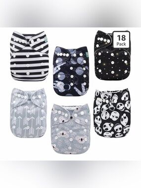 ALVABABY Baby Cloth Diaper Set (NEW)